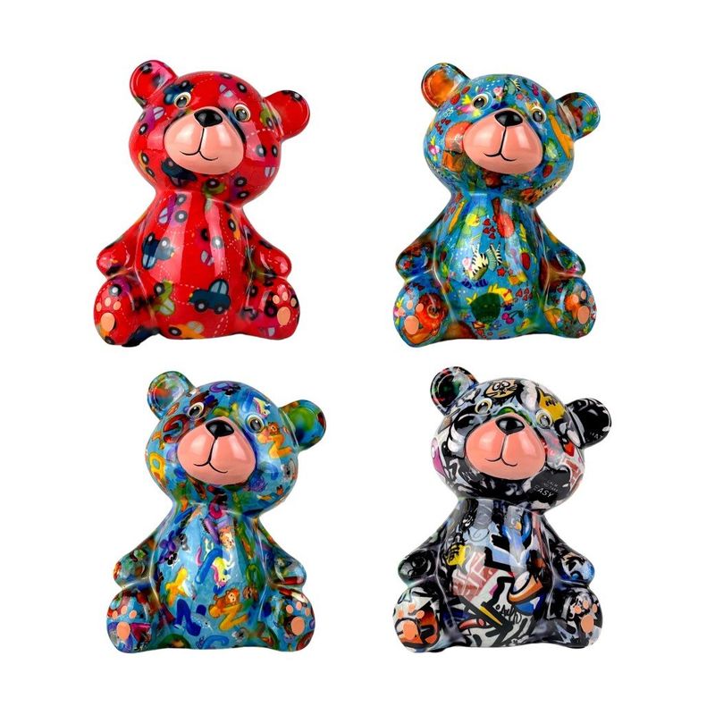 Pomme Pidou - Spaarpot Beer - "TOTO" -  L12xW9xH15 cm