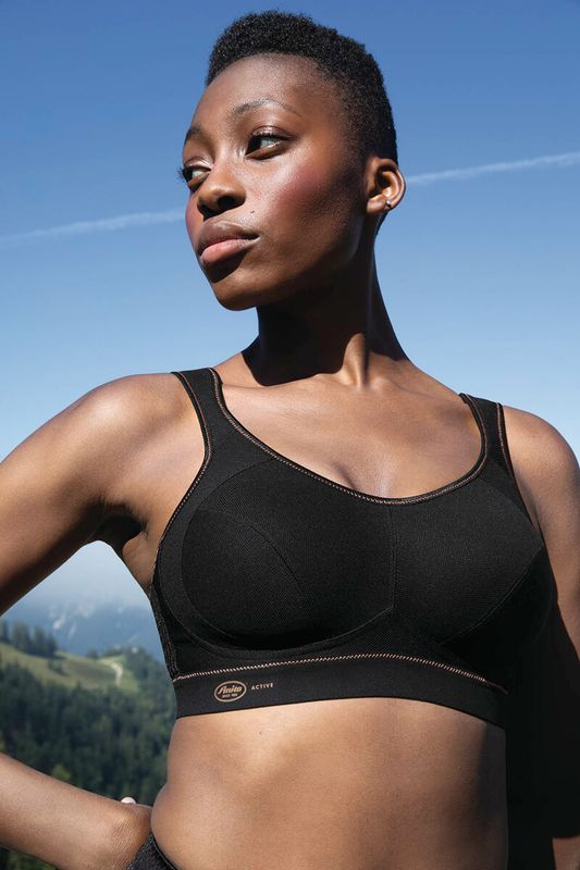 Anita - Extreme Control Sport BH - Black/Gold