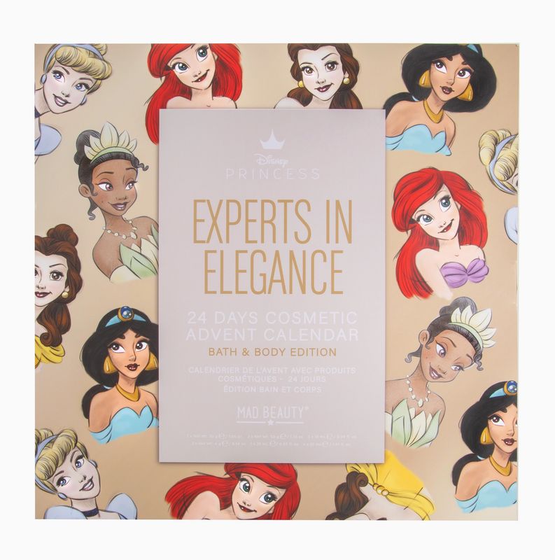 Mad Beauty – Disney Princess Adventskalender – 24 Dagen Luxe Bad &amp; Body Verwenmomenten