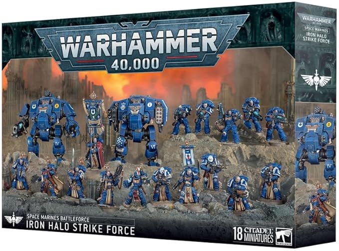 Warhammer  - 40.000 - Space Marines: Battleforce - Iron Halo Strike Force