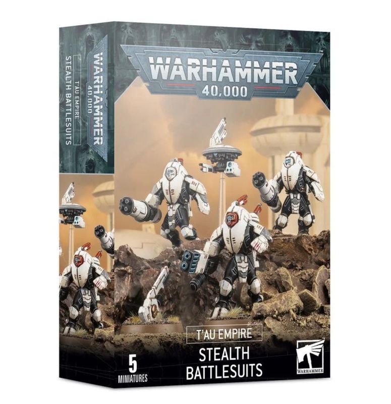 Warhammer - T'au Empire: Stealth Battlesuits 56-14