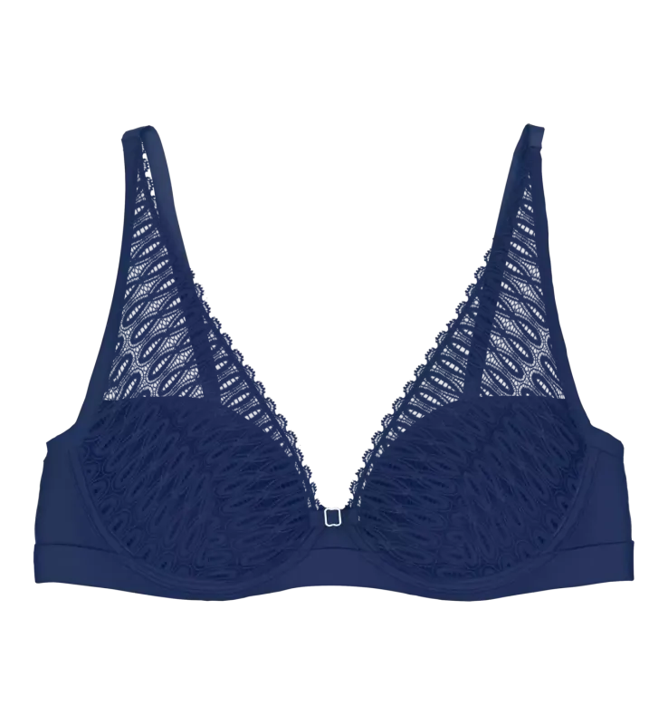Triumph - Aura Spotlight T WP - Voorgevormde beha met beugels - Deep Blue