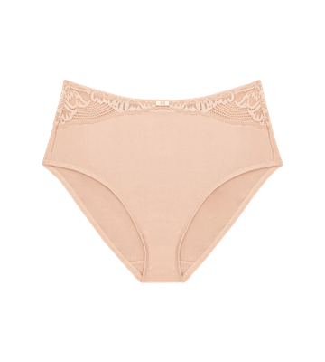 Triumph - Modern Lace + Cotton Maxi - Huidskleur