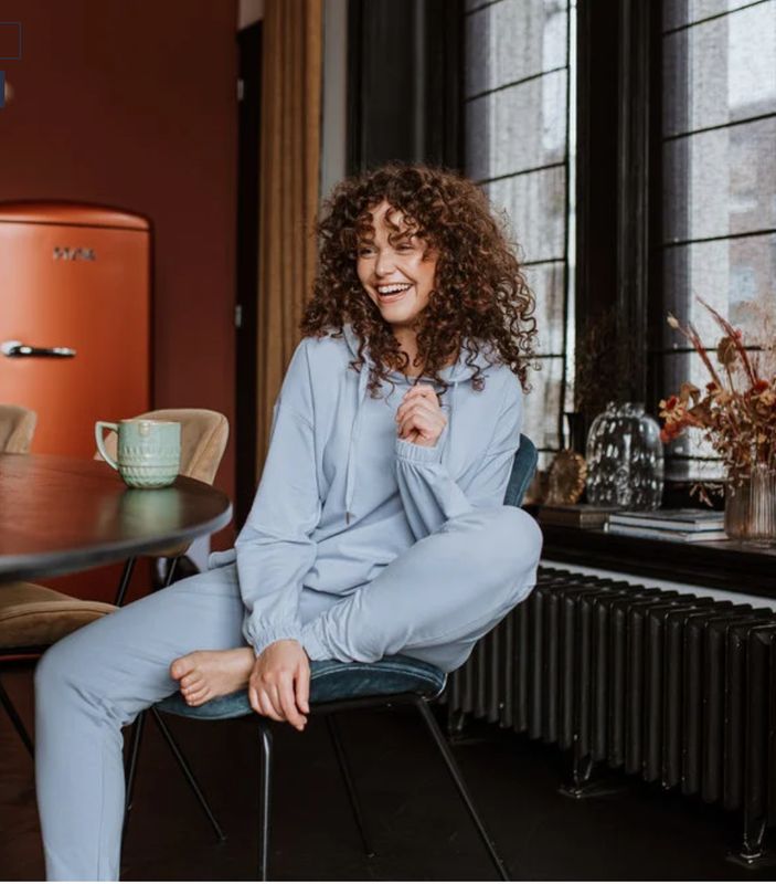 Charlie Choe - Dames Huispak - Light Blue