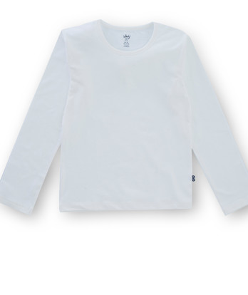 Woody - Jongens Shirt Lange Mouw - Wit