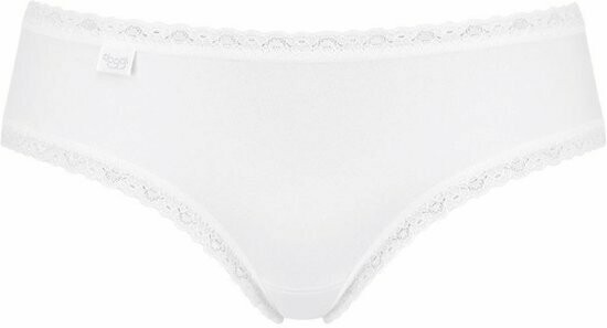 Sloggi - 24/7 Cotton Lace Dames Hipster - Wit