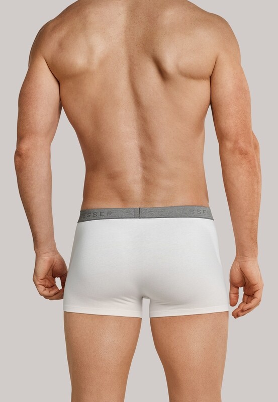 Schiesser - Short 2-pack wit - 95/5