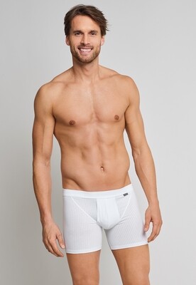 Schiesser - Short met opening 2-pack wit - Authentic