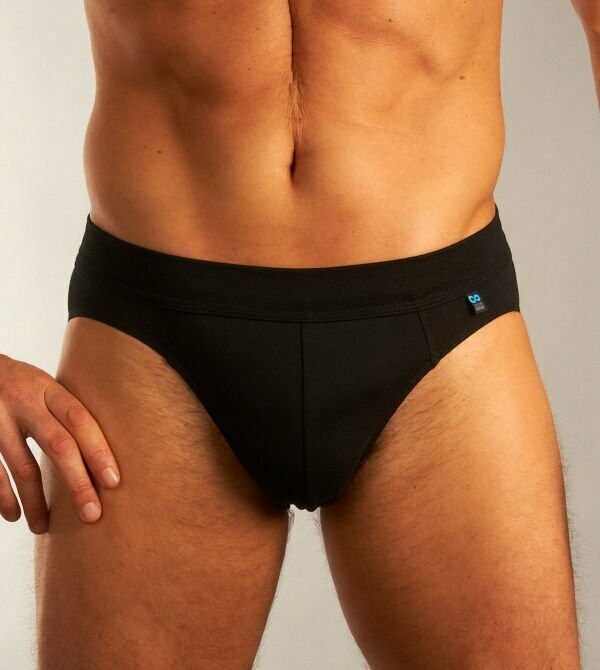 Schiesser - Long Life Cotton Rio Heren Slip -zwart