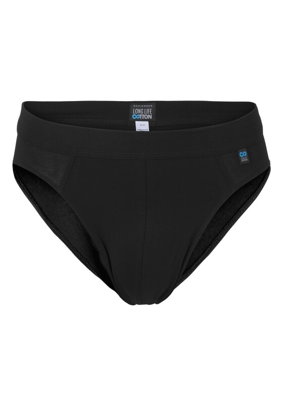 Schiesser - Long Life Cotton Rio Heren Slip -zwart