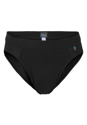 Schiesser - Long Life Cotton Rio Heren Slip -zwart