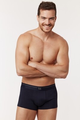 Woody Men Basic Underwear - Boxer short - duopack - blauw