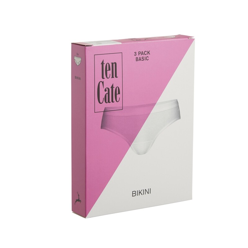 Ten Cate Dames Basic 3-Pack Bikinislip huidskleur