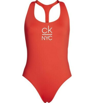 Calvin Klein - Badpak Racer Back - Red *
