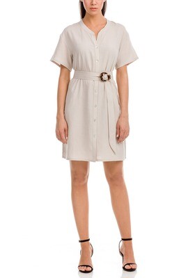 Vamp Blouse/Jurk met ceintuur *