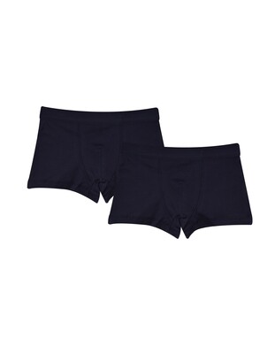 Woody - Jongens short Duopack - Marine - Basis ondergoed