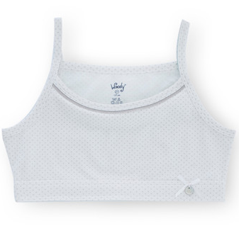 Woody - BH-topje - grijze dots - Basis ondergoed