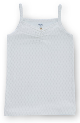 Woody - singlet, grijze dots , Basis ondergoed