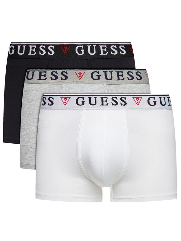 Guess - 3-pack Boxershorts - Zwart/Grijs/Wit