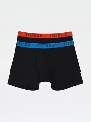 Guess - 2-pack Boxers - Zwart met rood/blauw