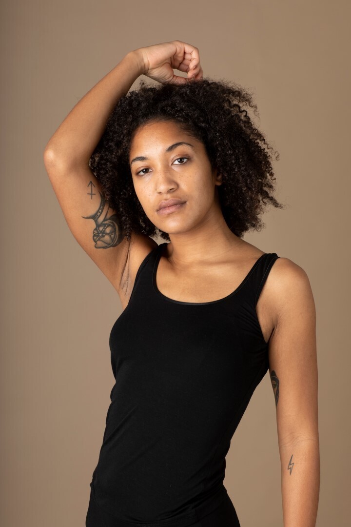 NDRWR - Dames Top - Black Bean
