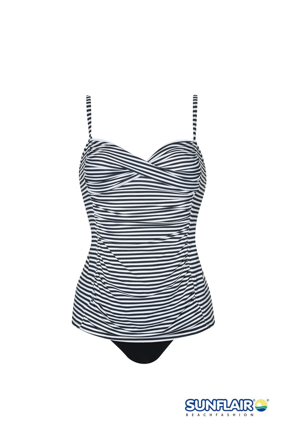 Sunflair - Tankini - Zwart/Wit gestreept