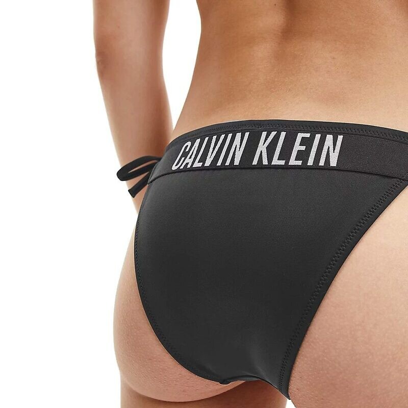 Calvin Klein - Bikinibroekje met strikjes - Zwart