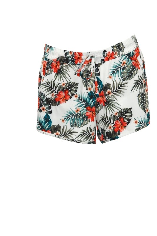 Olympia - Short - Gebloemd -