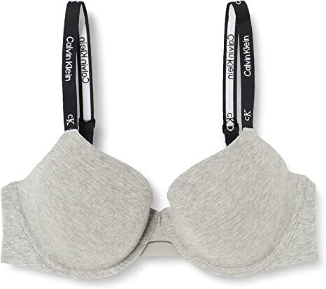 Calvin Klein - Lightly Lined Demi - Grijs Calvin Klein - Lightly Lined Demi - Grijs