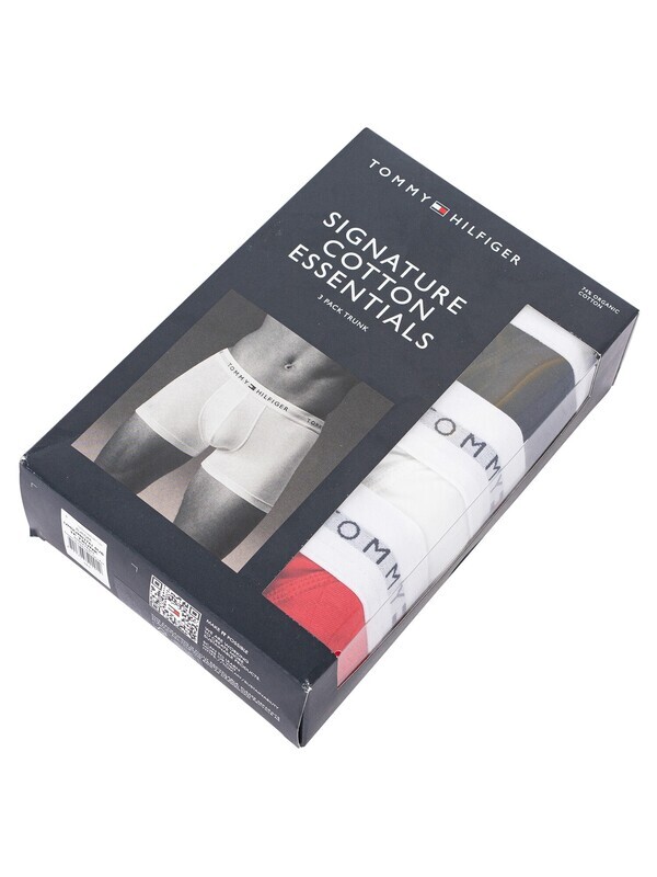 Tommy Hilfiger - 3-pack Herenboxers - Marine/Wit/Rood