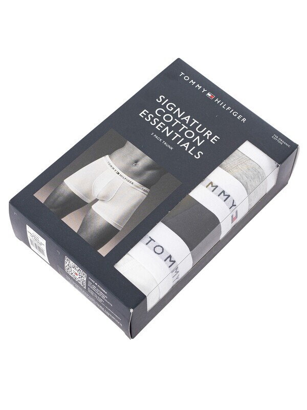Tommy Hilfiger - 3-pack Herenboxers - Wit/Zwart/Grijs