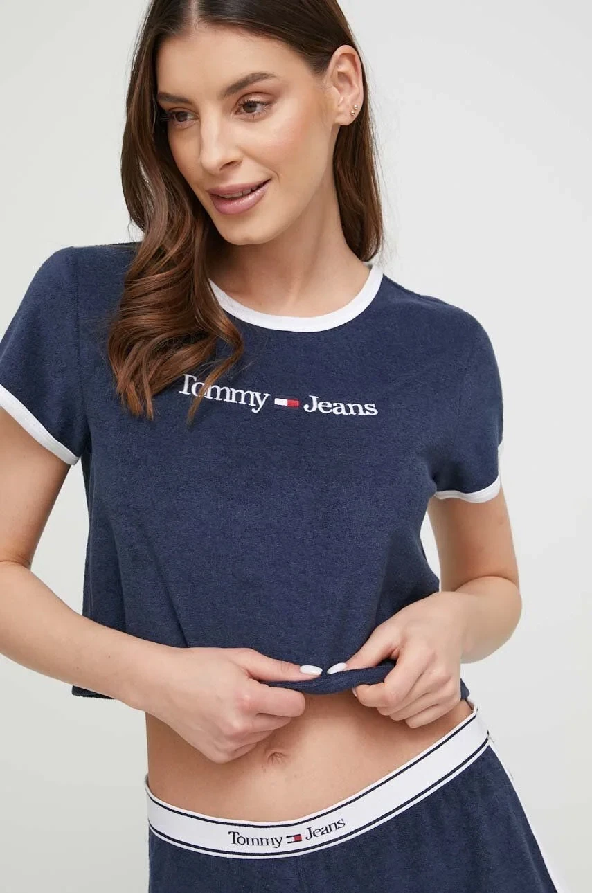 Tommy Hilfiger - Cropped Tee - Twilight Navy -