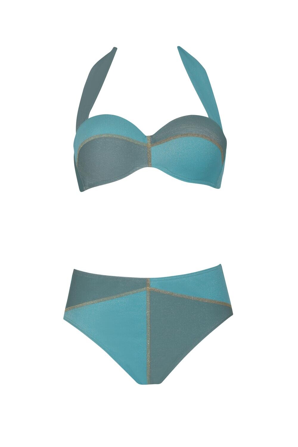 Opera - Bikini "Tropical Oase" - Turkoois -