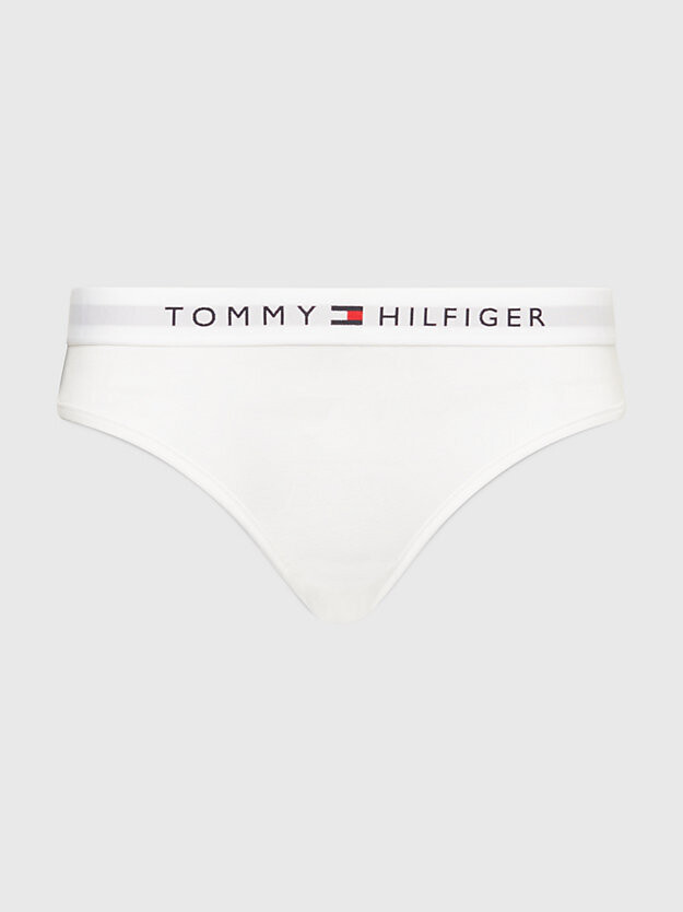 Tommy Hilfiger - Slip met Logotailleband - Wit