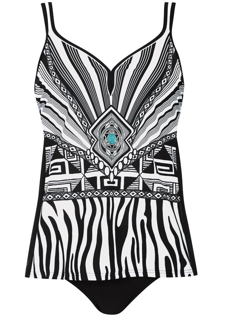 Sunflair - Tankini - Zwart print