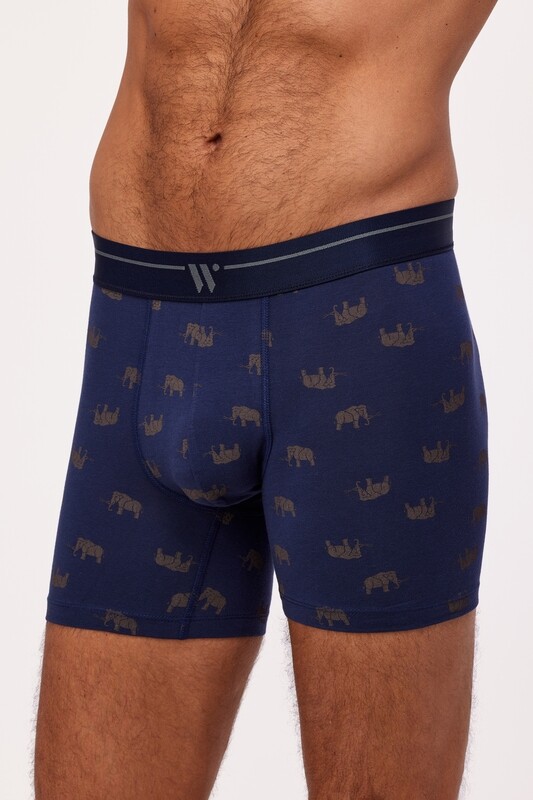 Woody - Duopack Heren Boxers - Donkerblauw