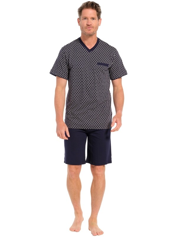 Pastunette - Heren Pyjama - Donkerblauw