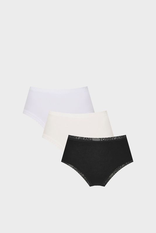 Tommy Hilfiger - 3-pack damesslips- Black/lavendel/light pink Tommy Hilfiger - 3-pack damesslips- Black/lavendel/light pink