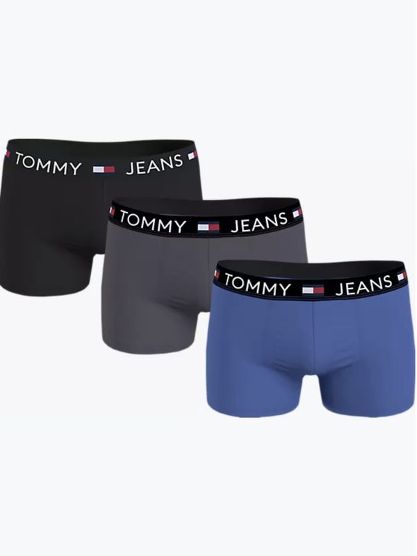 Tommy Hilfiger - Tommy Jeans Underwear - 3-pack boxers - Black/Dark Ash/Empire Blue