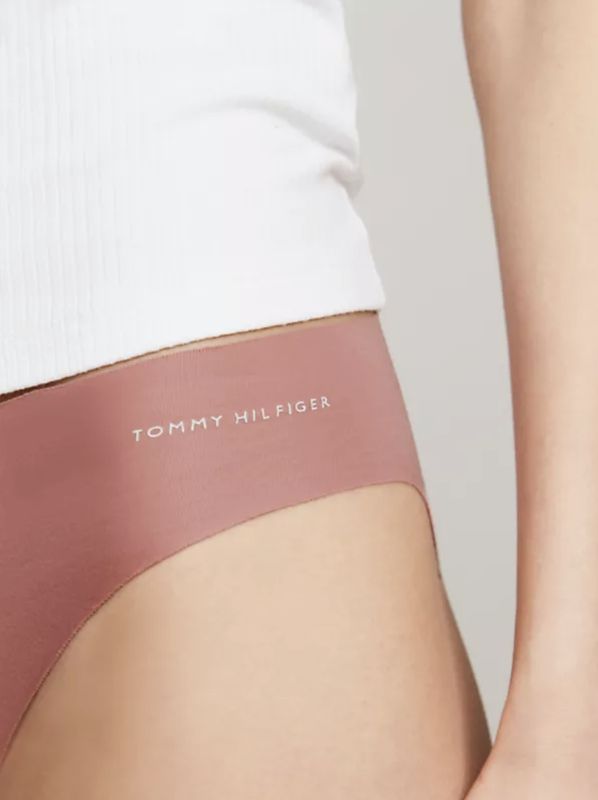 Tommy Hilfiger - 3-pack Brazilian - Barrelthee/white/Teaberry Blossom Tommy Hilfiger - 3-pack Brazilian - Barrelthee/white/Teaberry Blossom