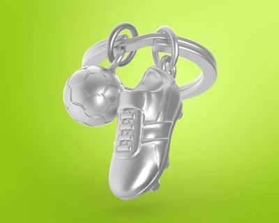 Metalmorphose  -   sleutelhanger voetbal