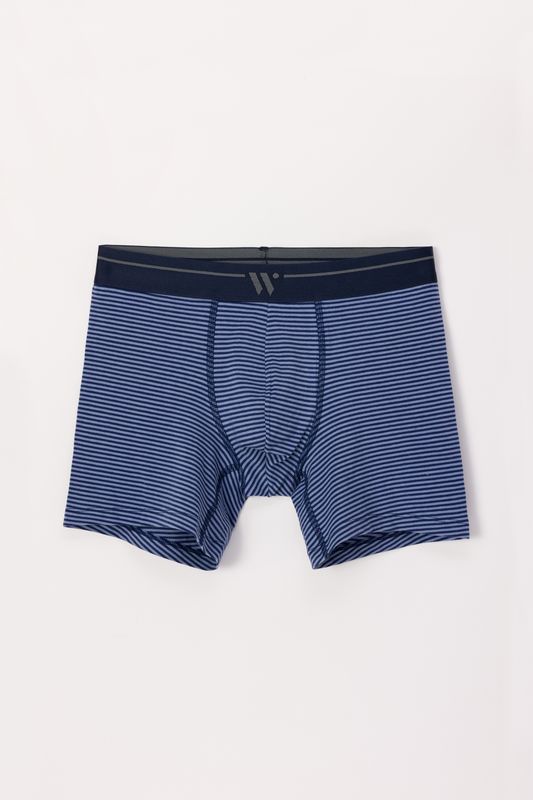 Woody - Duopack Herenboxers - Donkerblauw