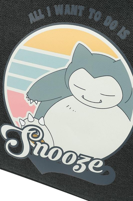 Pokemon - Snorlax Night Bag Black