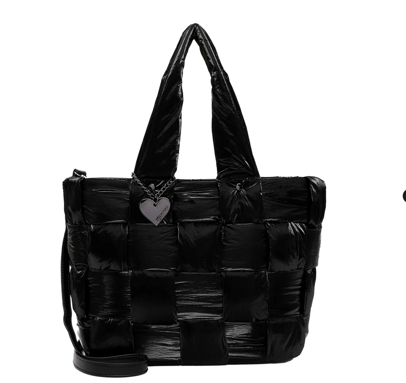 Emily &amp; Noah - Shopper "Dilara" Klein -Zwart