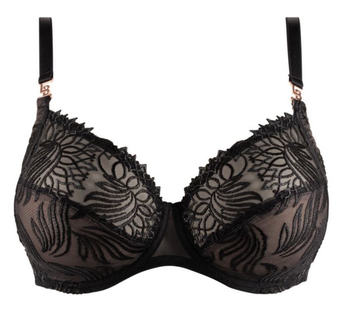 Louisa Bracq – Full Cup Bra “Swan” – Black