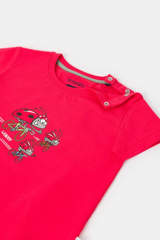 Woody - Baby jongens pyjama - Rood