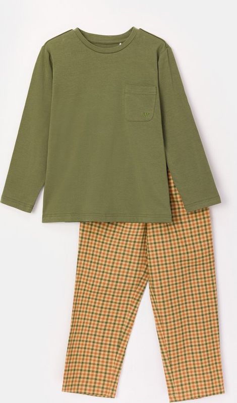 Woody - Heren Pyjama - Kakigroen