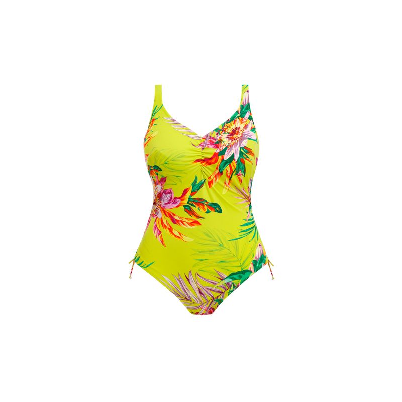 Fantasie Swimwear - Badpak V-Neck " Cala Macarella" - Twisted met beugel - Lemon