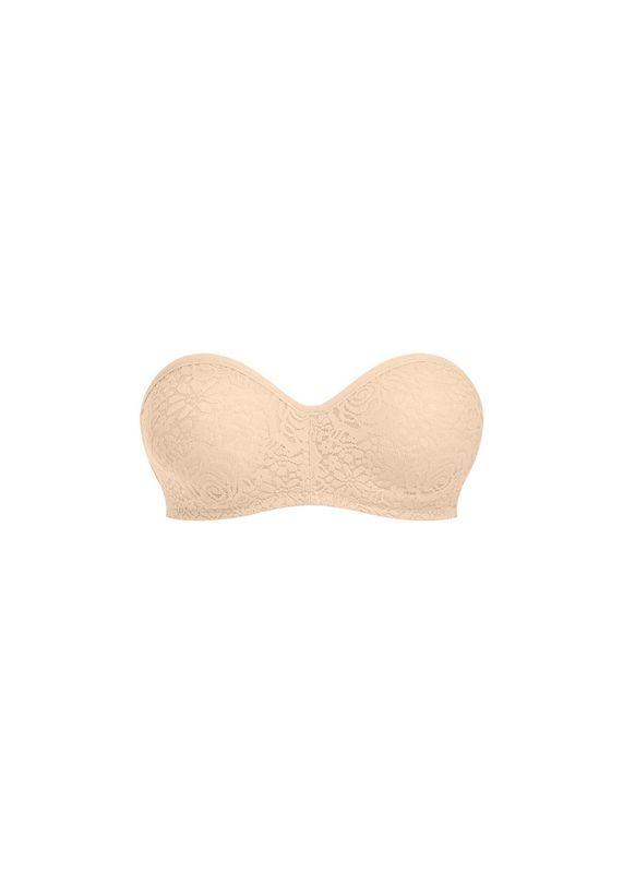 Wacoal - Halo Lace Strapless BH - Huidskleur