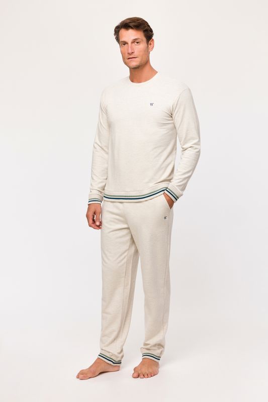 Woody - Heren Jogging - Grijs Mélange